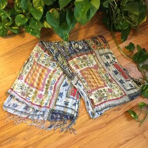 Colorful lightweight scarf